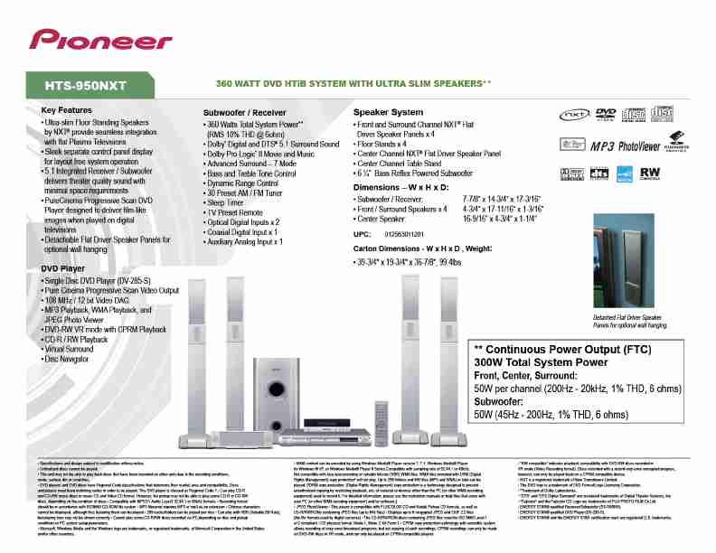 Pioneer Stereo System HTS-950NXT-page_pdf